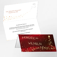 Weihnachtsklappkarten